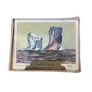 Grenfell’s Labrador 9 Notes Cards Landscapes Vintage 5.5 X 4” Hasty Orig Box